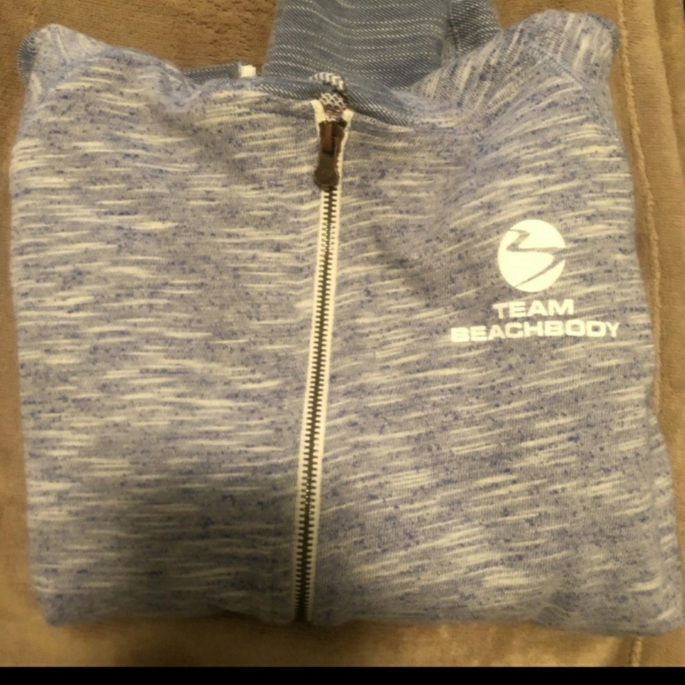 Beachbody zip up coat